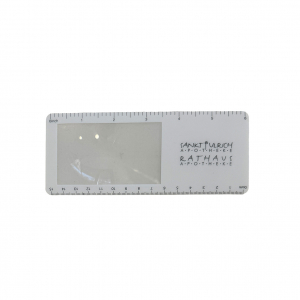 Leselupe „Flat“ mit Lineal